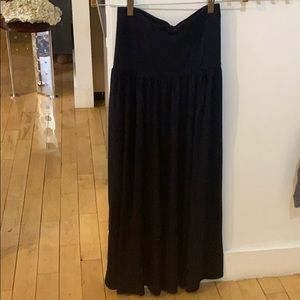 Uniqlo Navy Maxi Skirt Sz XS